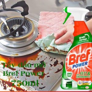 Chai xịt tẩy dầu mỡ nhà bếp Bref Power