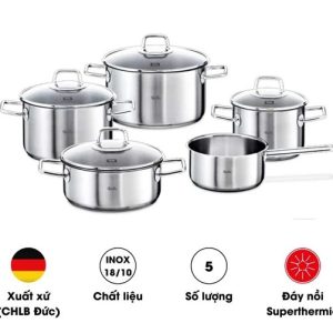 hangduc-Bộ nồi Fissler Topfset 5 tlg Humburg